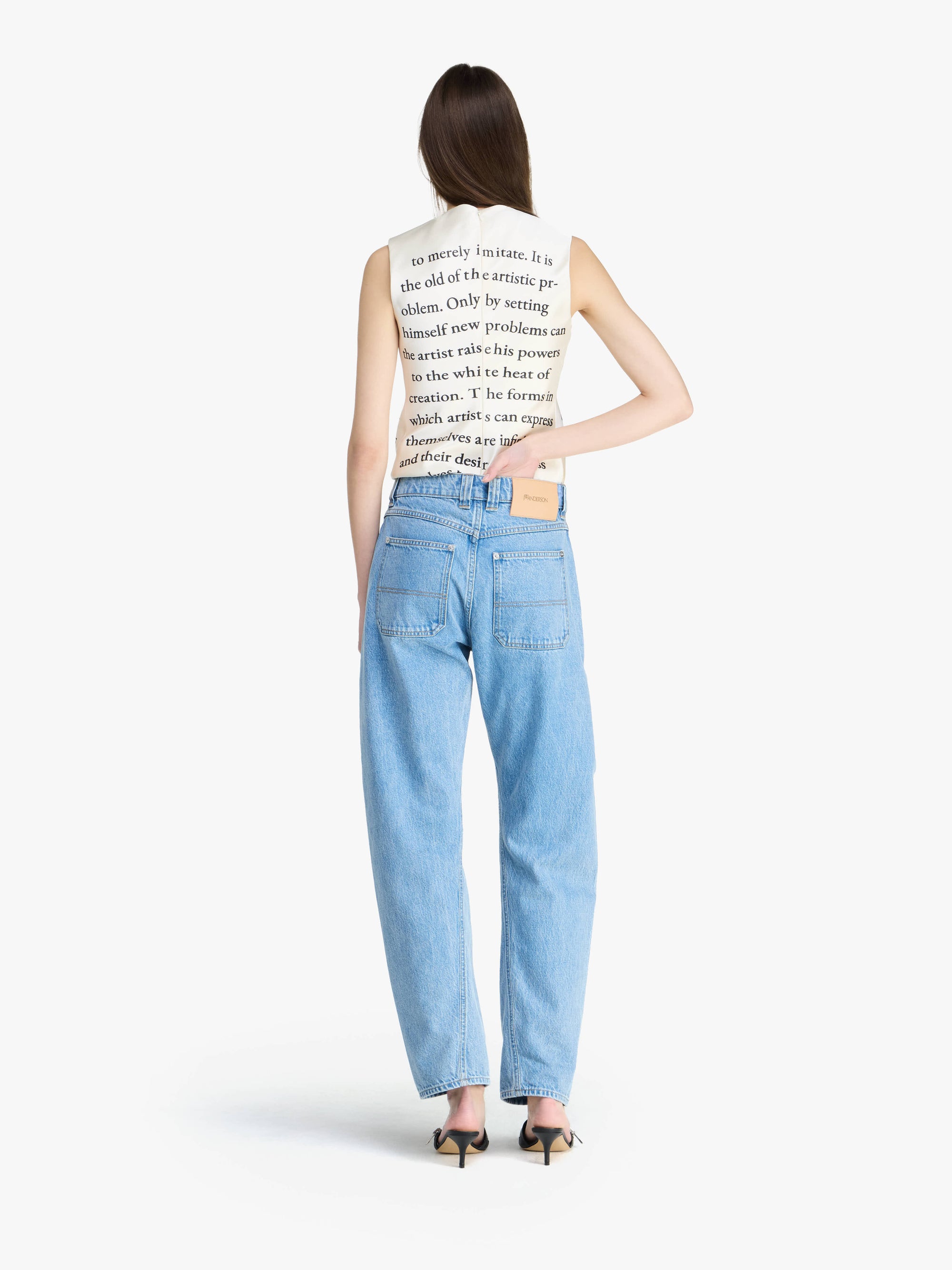 Jeans Slim Torsadé - Light Blue
