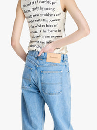 Jeans Slim Torsadé - Light Blue