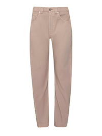 Jeans Slim Torsadé - Light Mauve