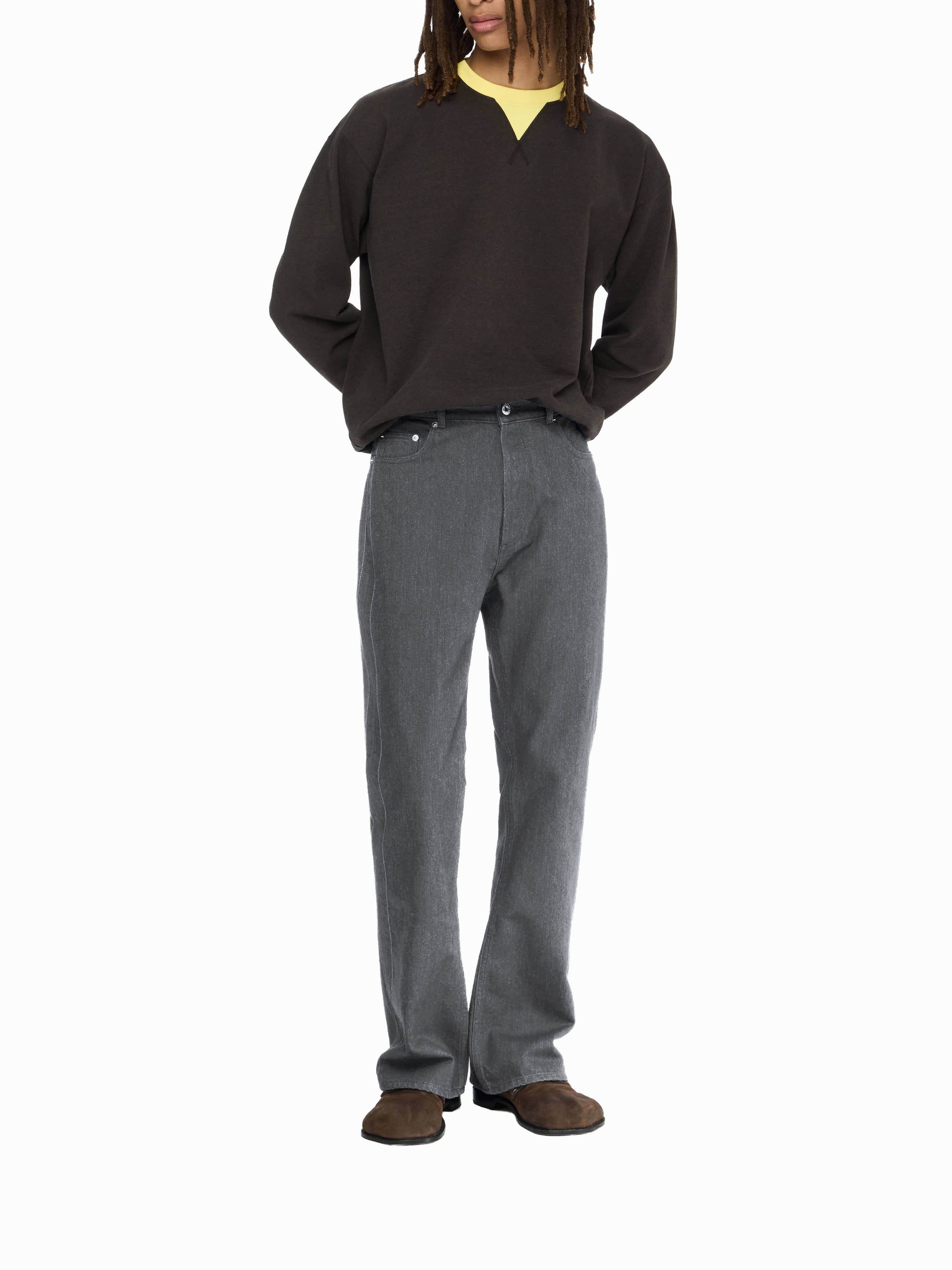 Jeans Bootcut - Light Grey