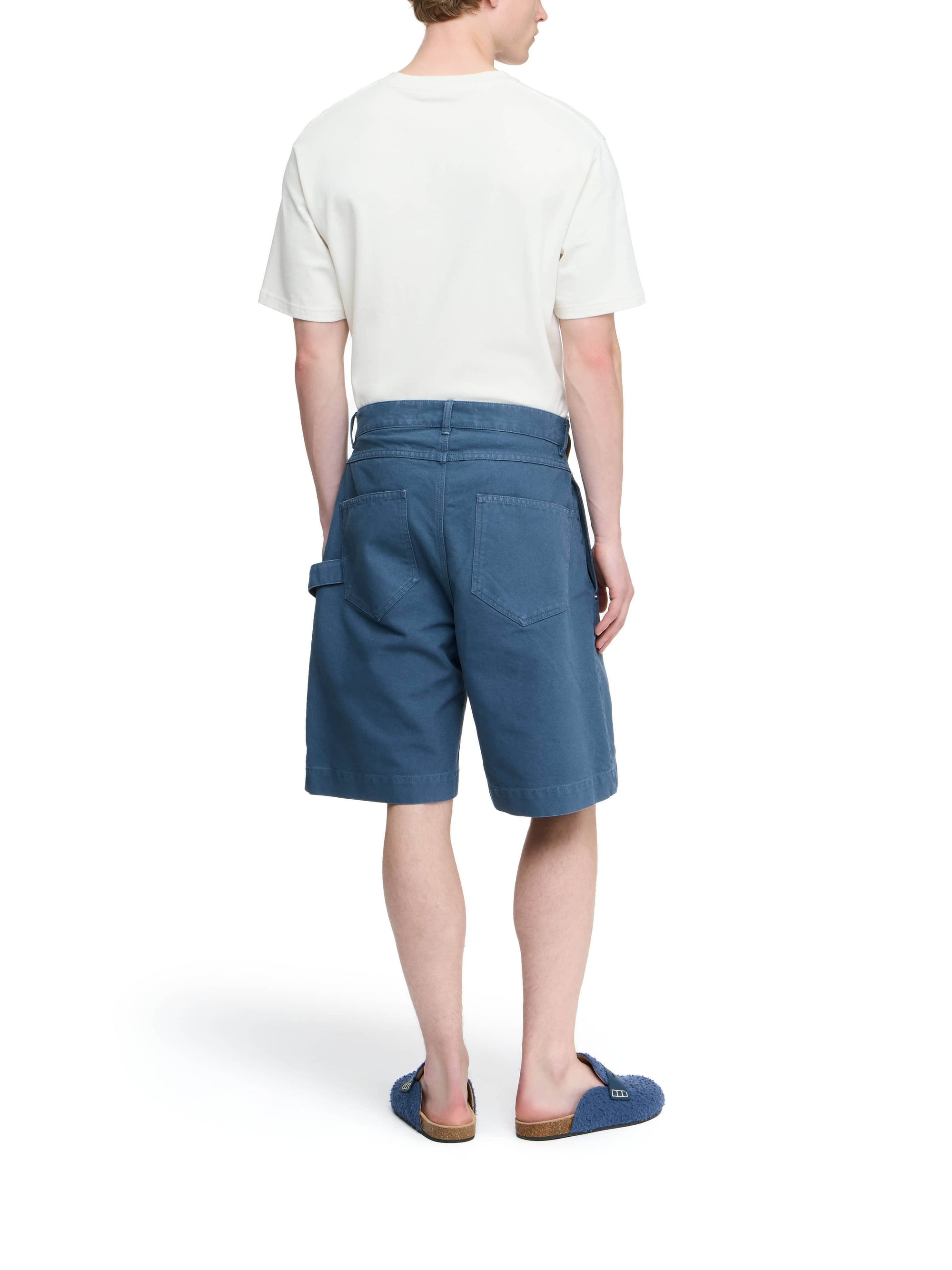 Short De Travail Torsadé - Light Blue