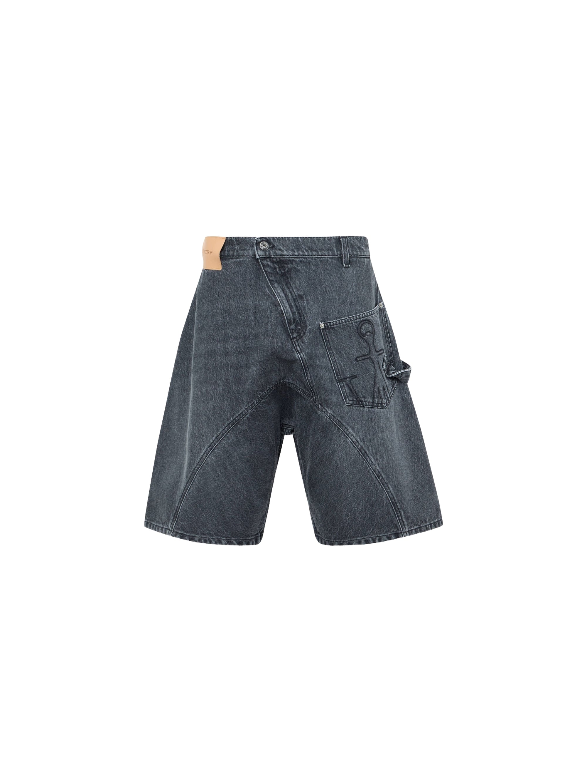 Short De Travail Torsadé - Grey