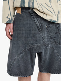 Short De Travail Torsadé - Grey
