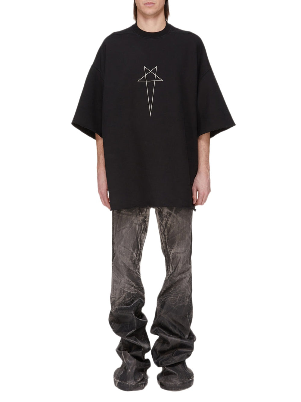 T-shirt Tommy - Black & Pearl