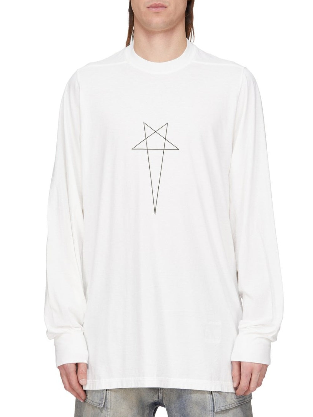 Jumbo short-sleeved T-shirt - Milk & Black