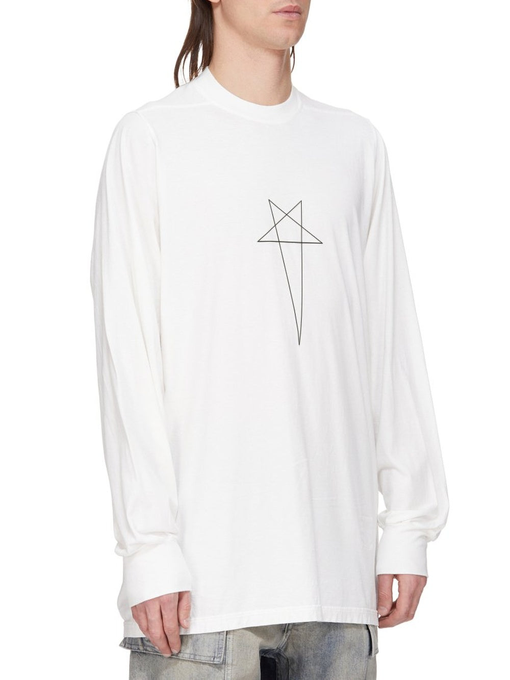 Jumbo short-sleeved T-shirt - Milk & Black