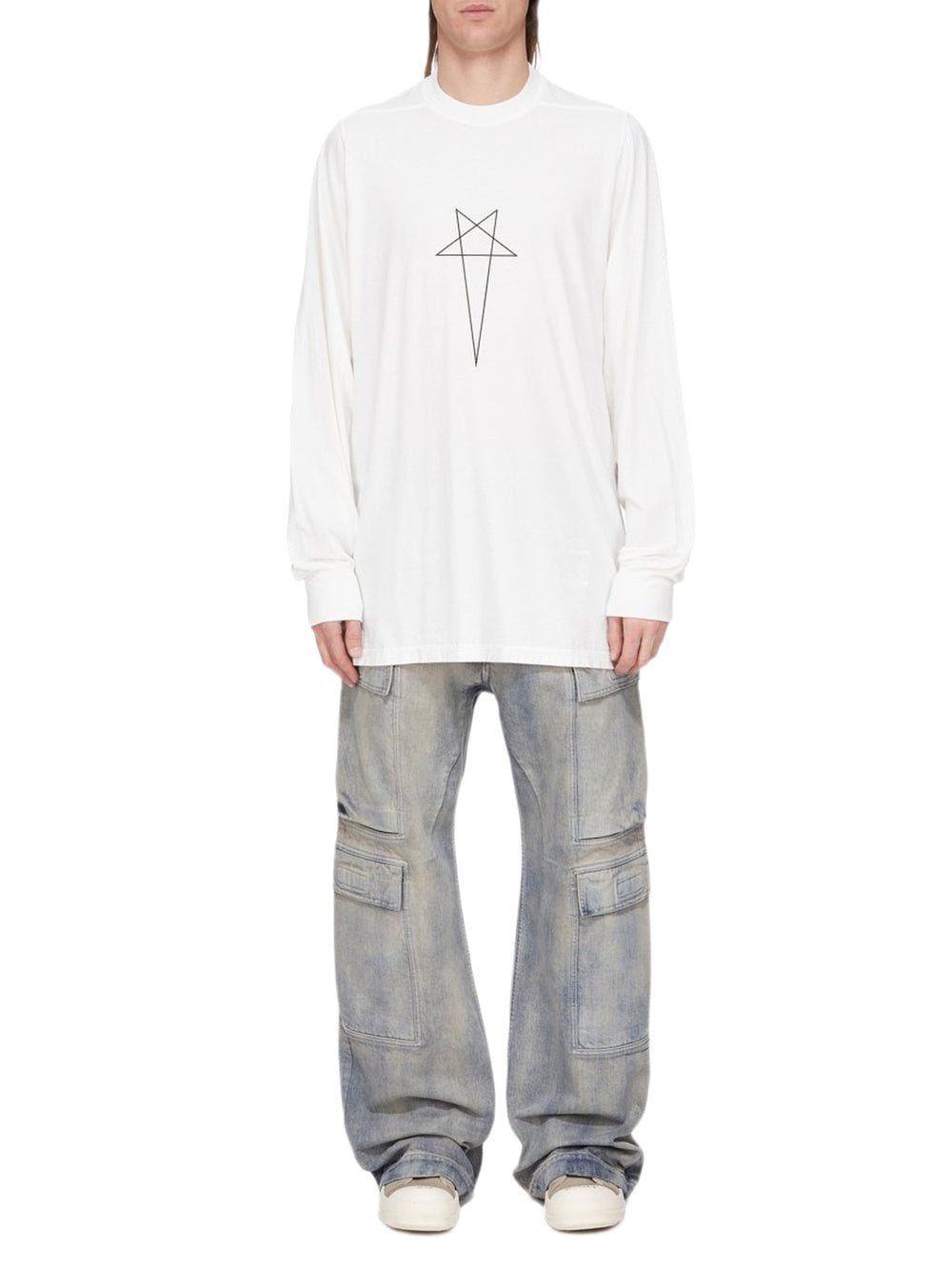 Jumbo short-sleeved T-shirt - Milk & Black