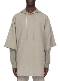 Tommy Hustler hooded sweatshirt - Melange Grey