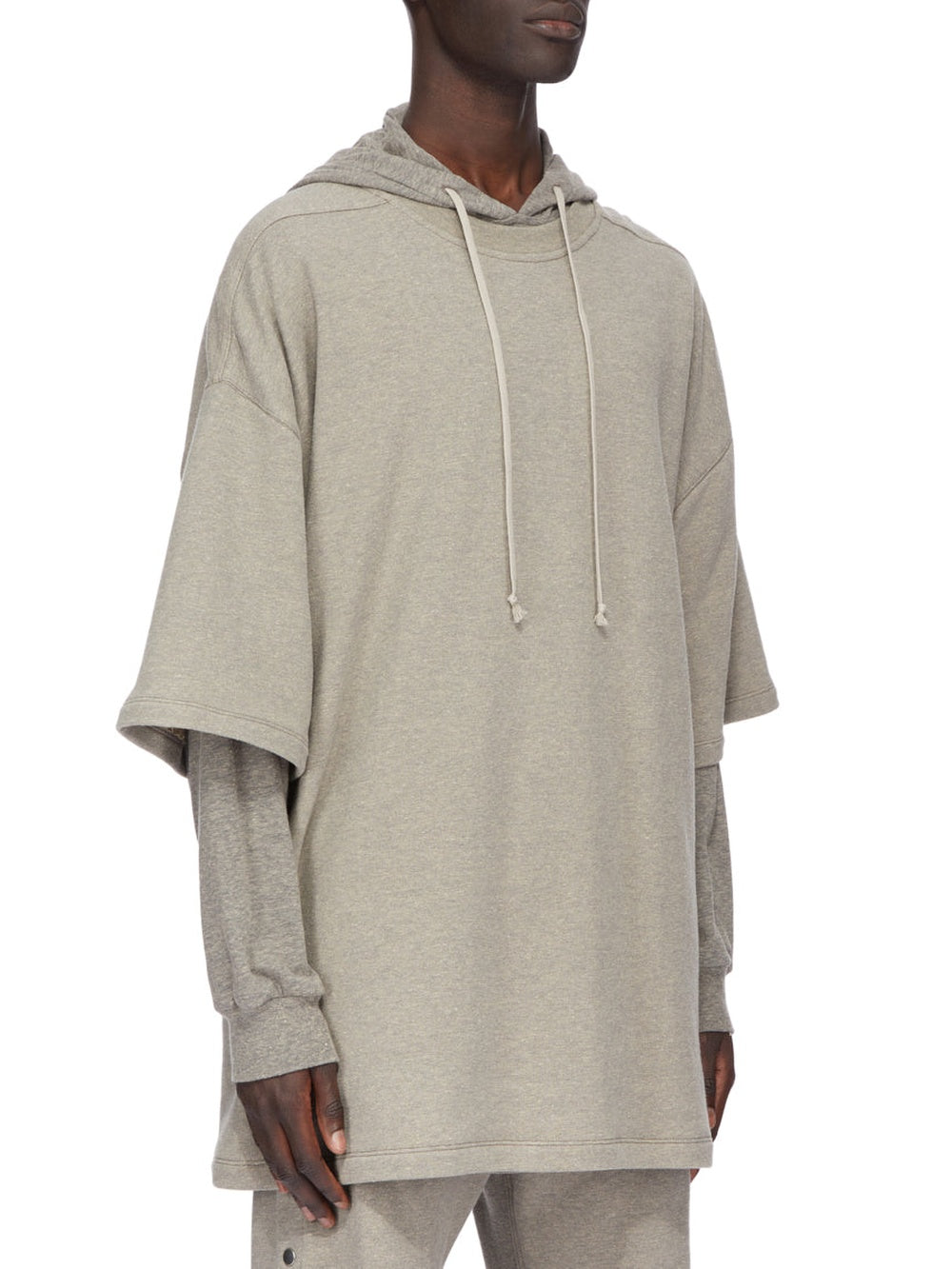 Tommy Hustler hooded sweatshirt - Melange Grey