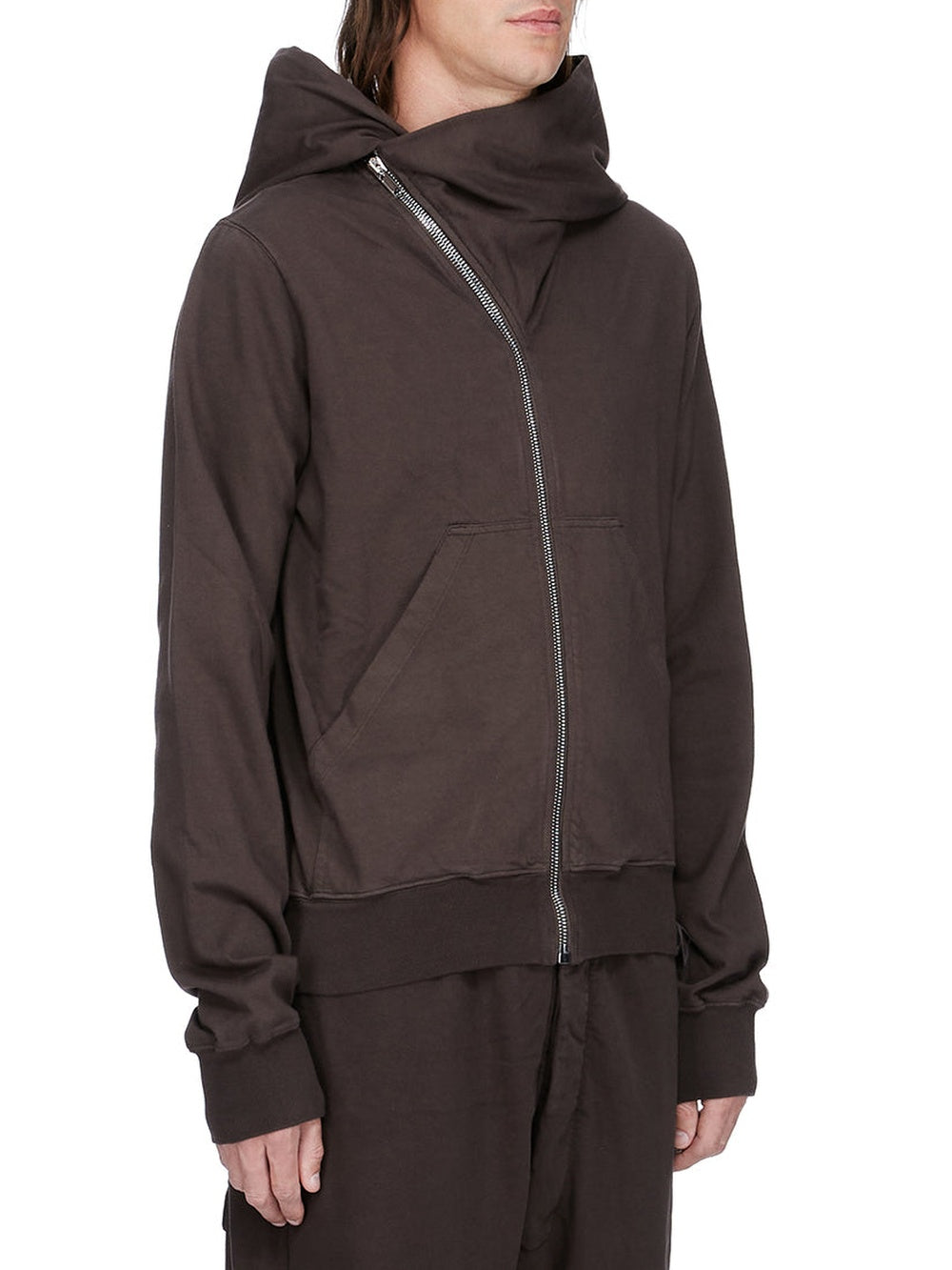Mountain Hooded T-shirt - Dark Dust