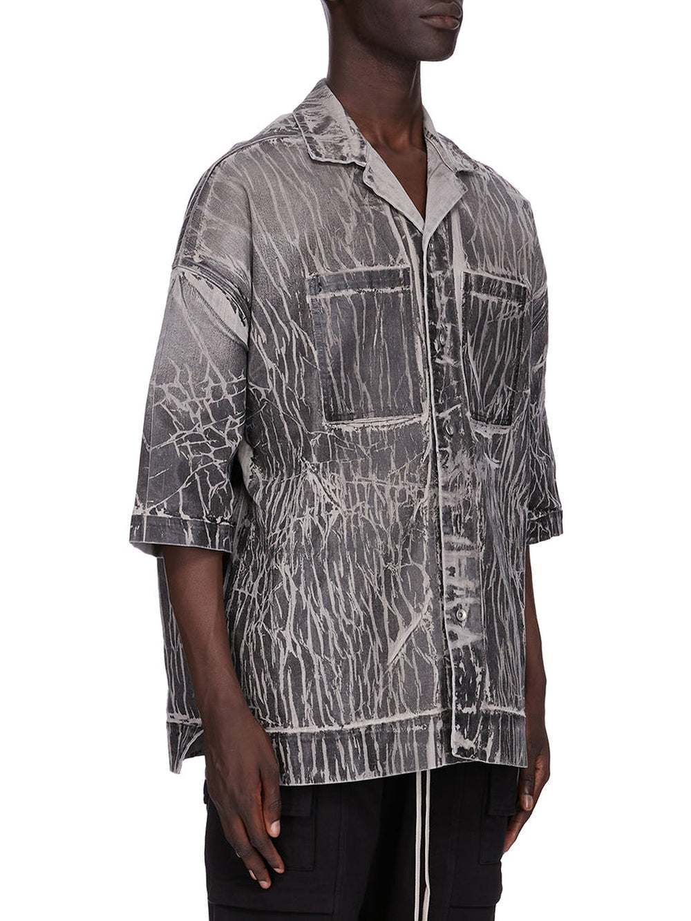 Chemise Magnum Tommy en denim - Black Washed Foil