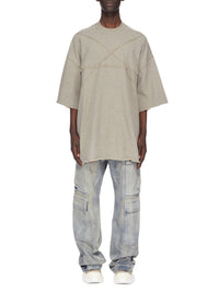 Double cargo jeans in denim - Mineral Pearl