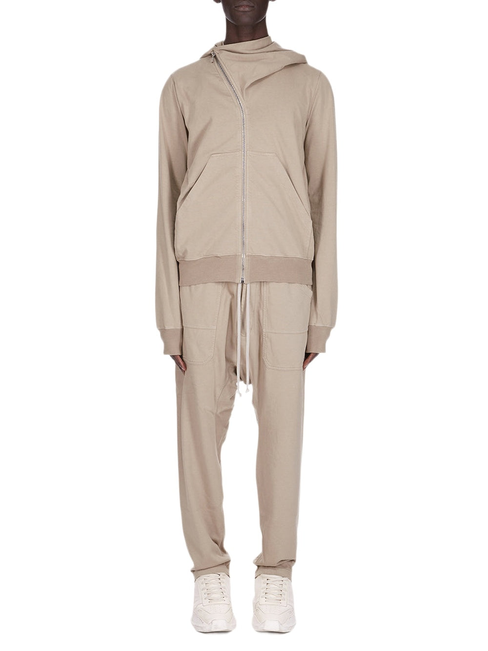 Cargo trousers with drawstring - Dirty Pearl