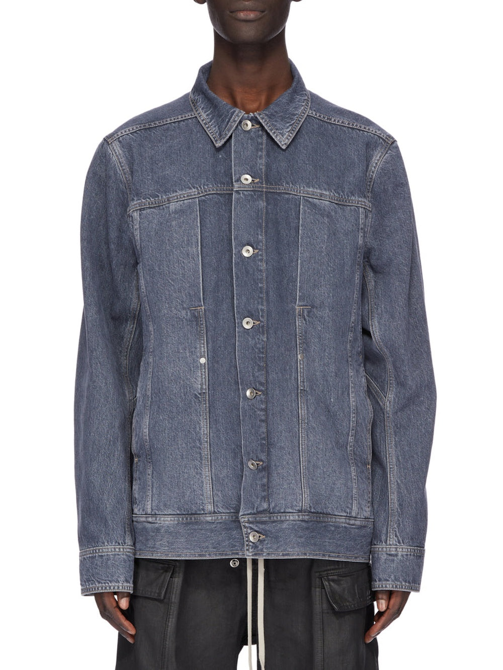 Veste Lido Worker en denim - Washed Grey