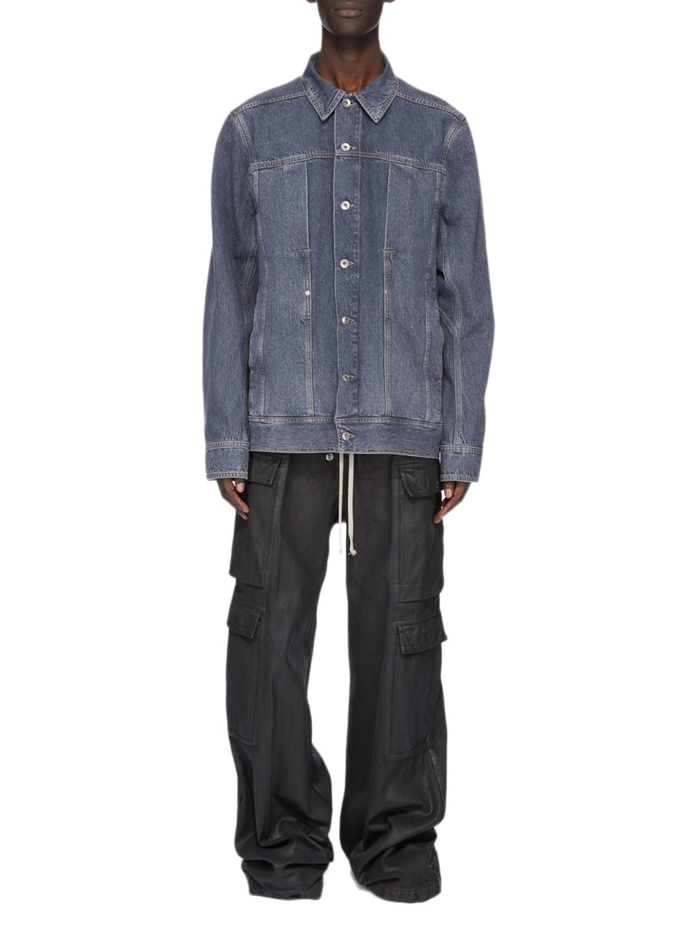 Veste Lido Worker en denim - Washed Grey