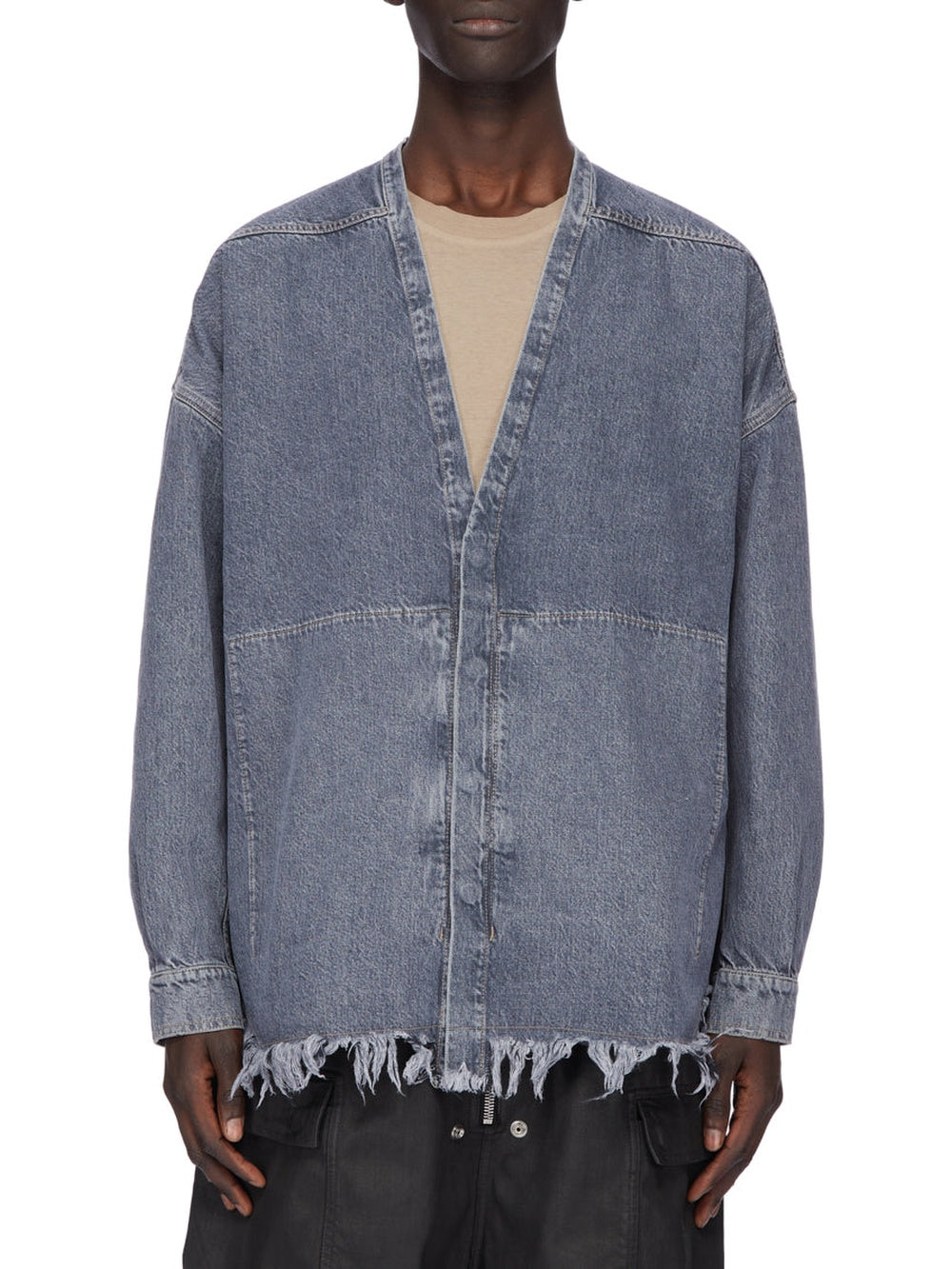 Surchemise Lido Larry en denim - Washed Grey
