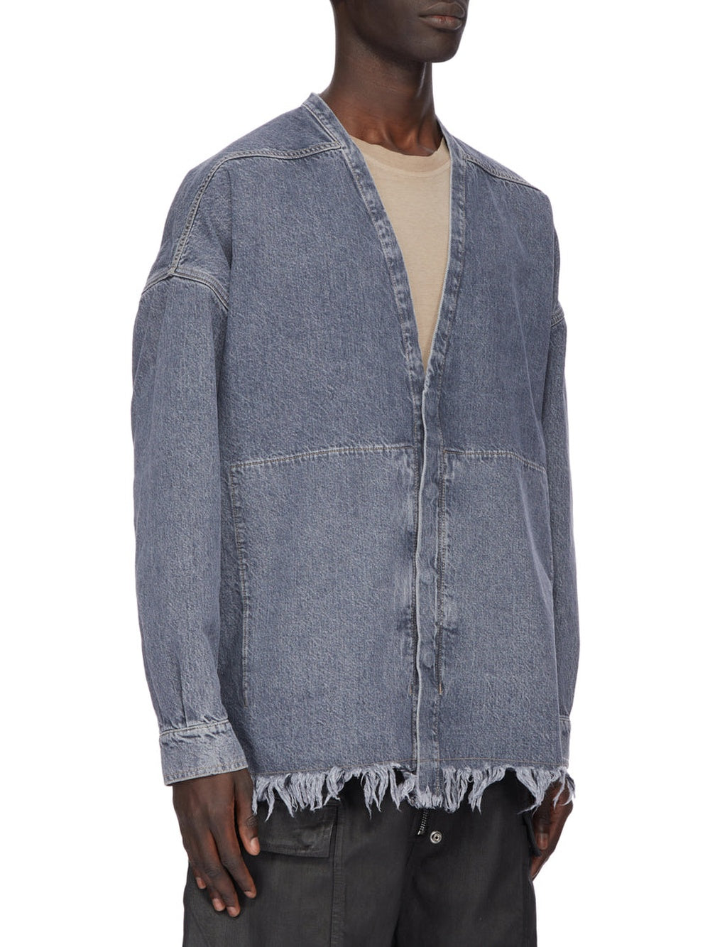 Surchemise Lido Larry en denim - Washed Grey