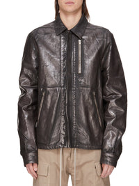 Veste Concealed Zipfront en denim - Bronze