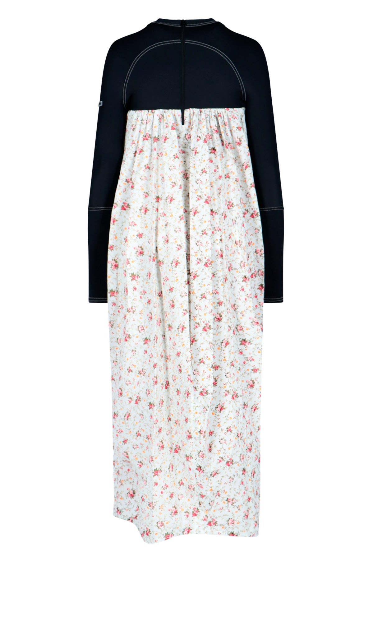 Robe hybride à manches longues - White Print