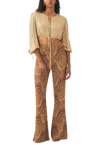 NUDE DUNE CROP BLOUSE