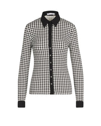 Chemise Duo à col en crêpe - Black & White
