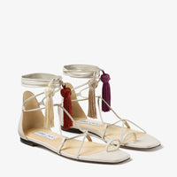 Sandales Dusti en cuir - Latte & Sand Mix