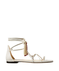 Sandales Dusti en cuir - Latte & Sand Mix