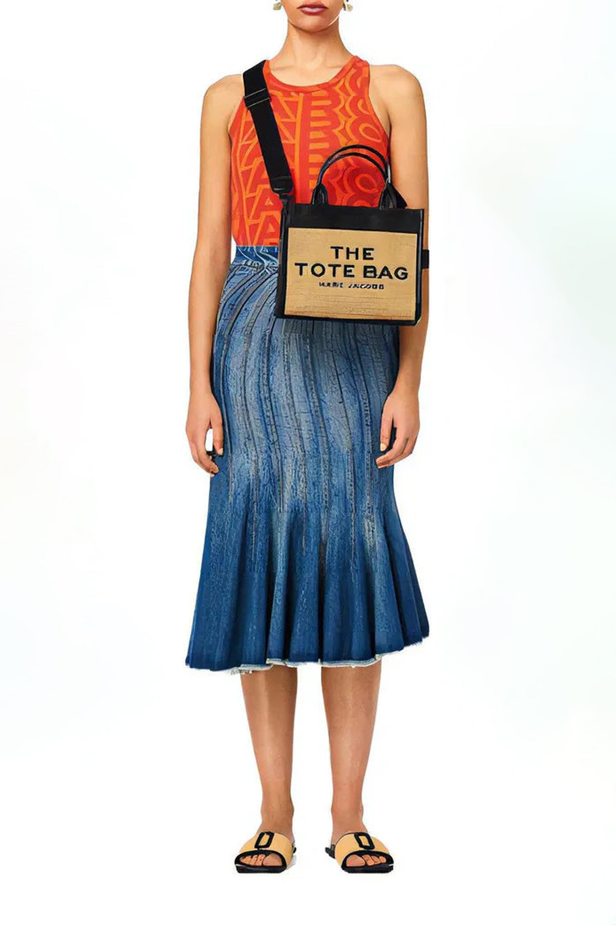 PETIT   Petit sac cabas The Tote Bag tissé - Natural