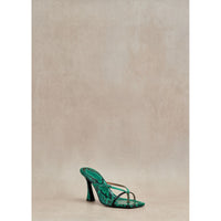 Marilyn 85 mules - Green snake effect