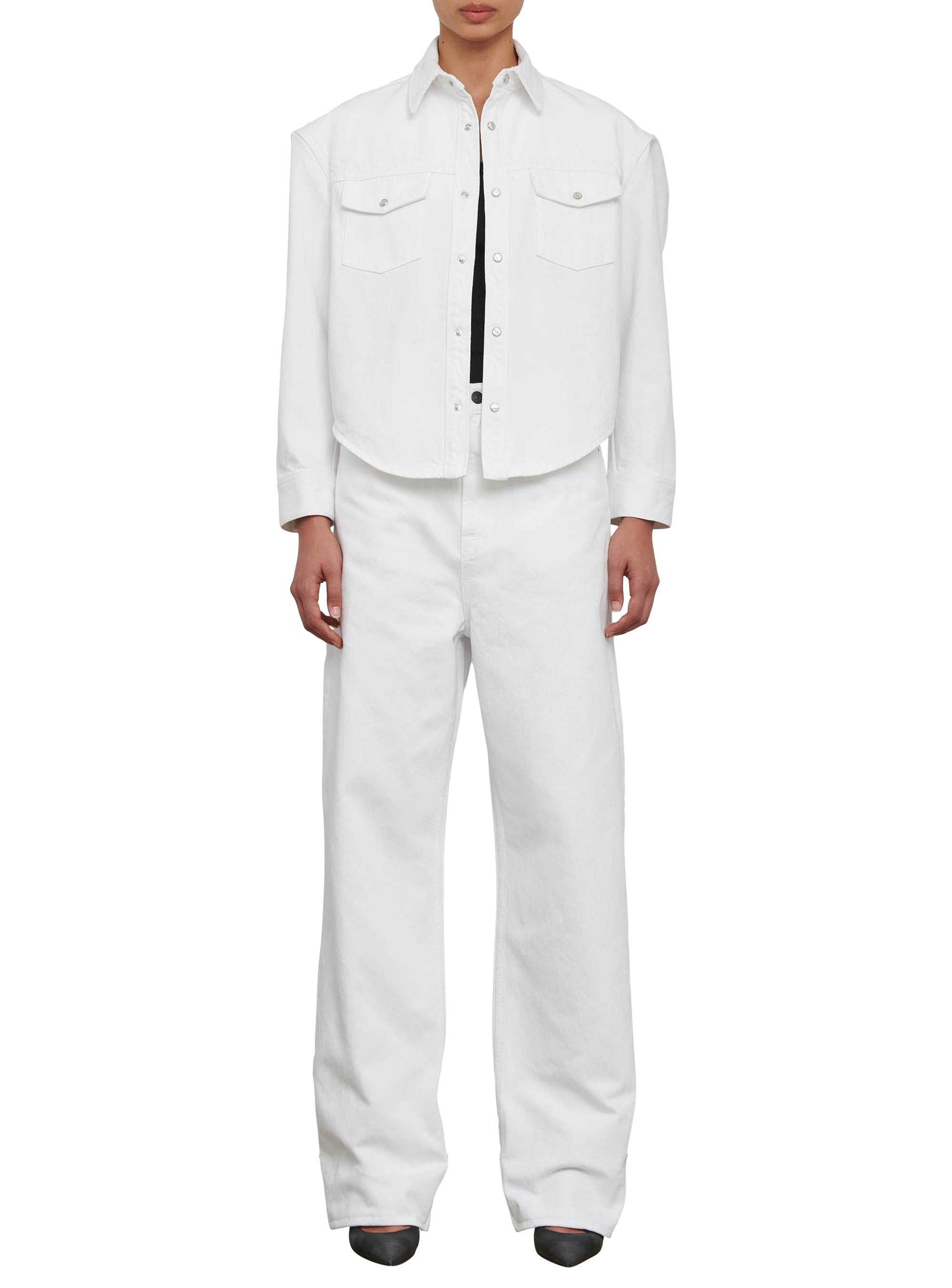 Denim Jacket - White