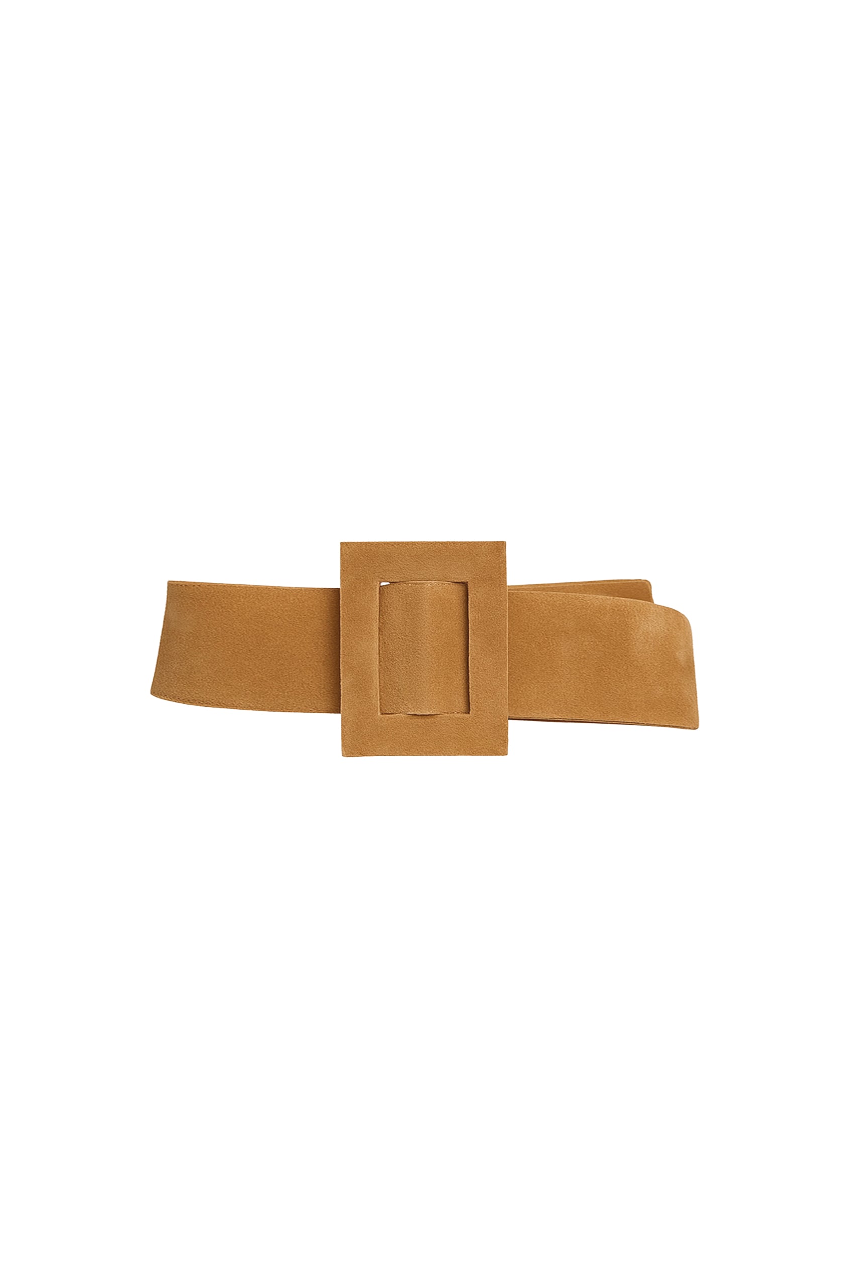 Ceinture Trench en daim - Camel