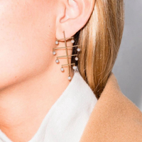 6qty RELIQUAT 3490€/ QTY IN : 3-QTY OUT : 0- ST : 0% // Boucle d’oreille rigide diamants Calder, 0,23 ct-Jaune