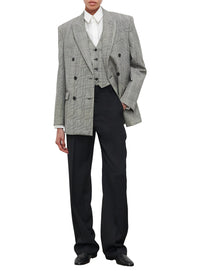 Blazer à double boutonnage en laine - Prince of Wales