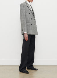 Blazer à double boutonnage en laine - Prince of Wales