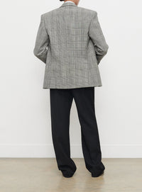 Blazer à double boutonnage en laine - Prince of Wales