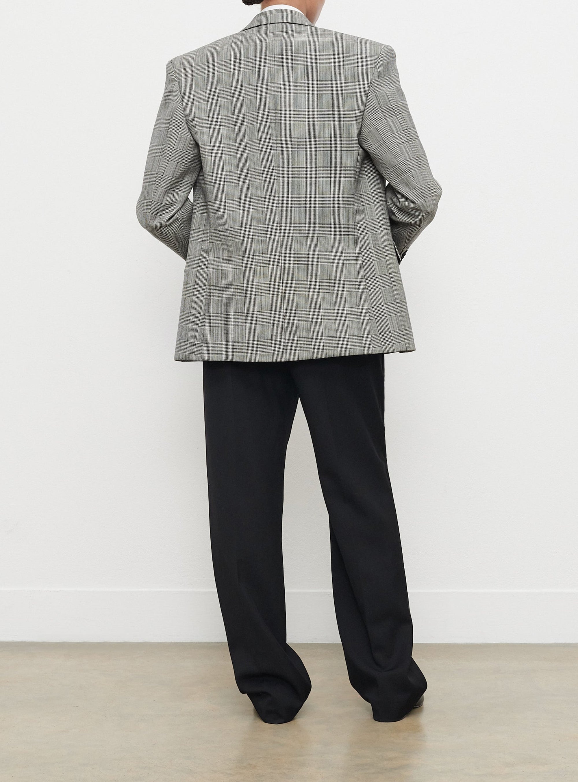 Blazer à double boutonnage en laine - Prince of Wales