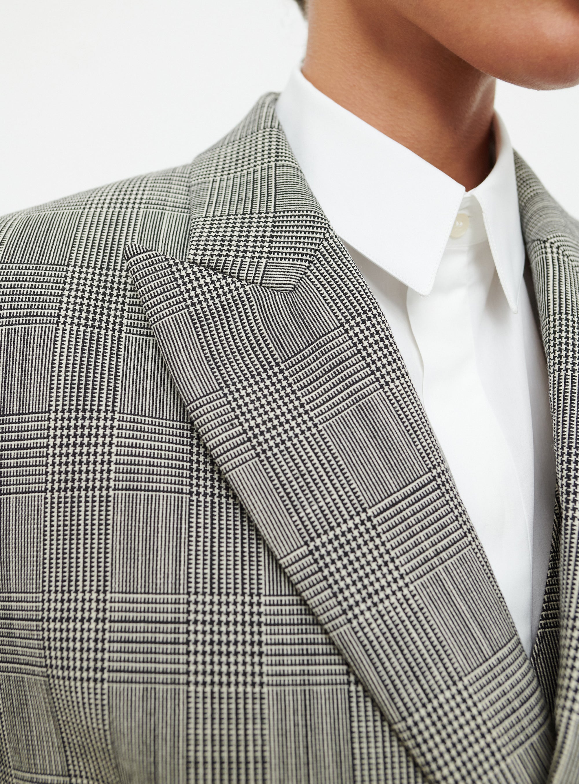 Blazer à double boutonnage en laine - Prince of Wales