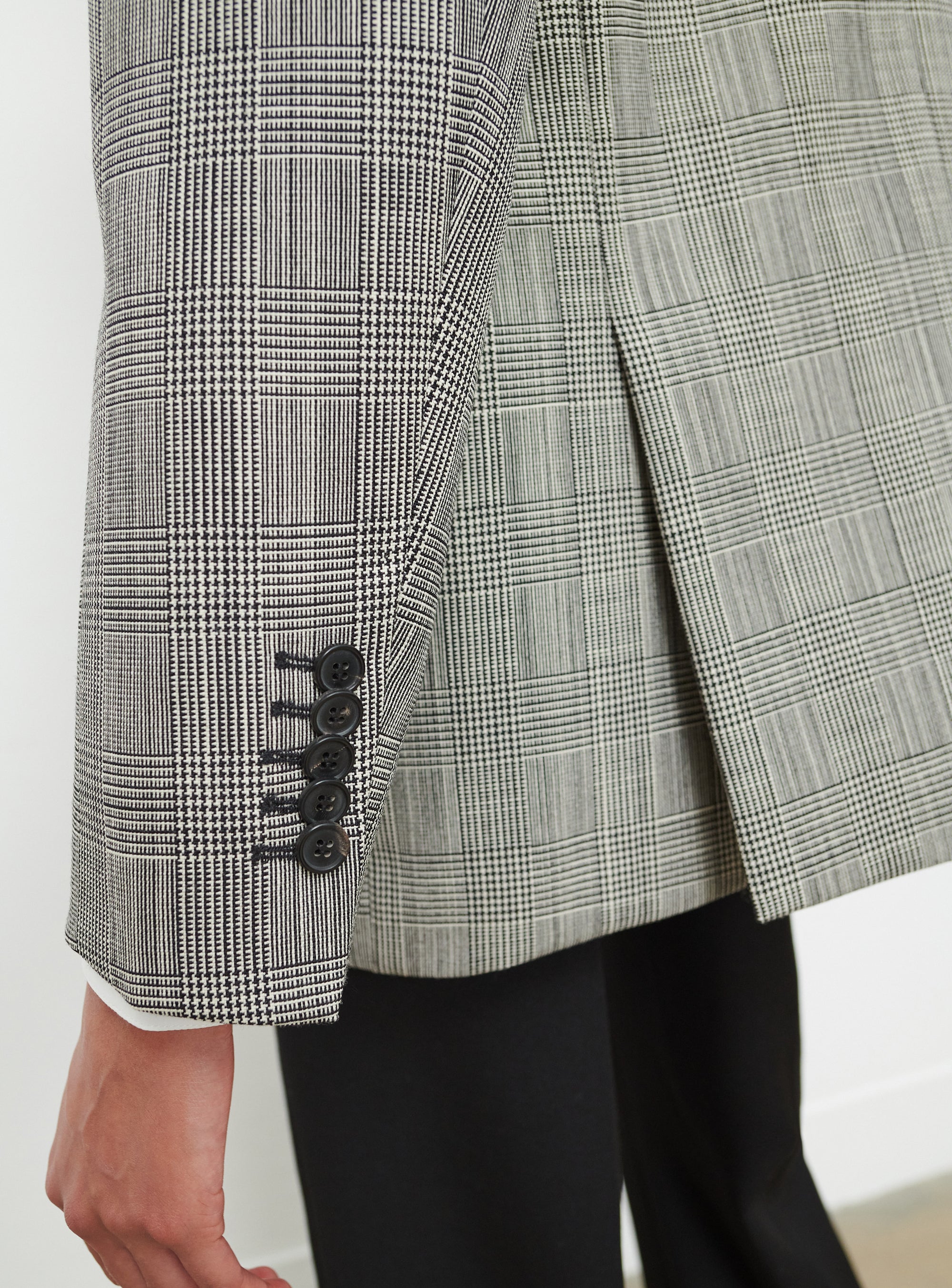 Blazer à double boutonnage en laine - Prince of Wales