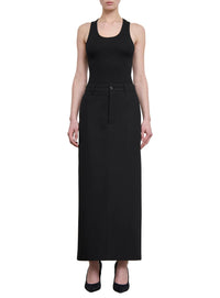 Drill Column Skirt - Black