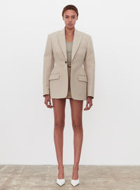 Drill Contour Blazer - Stone