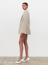 Drill Contour Blazer - Stone