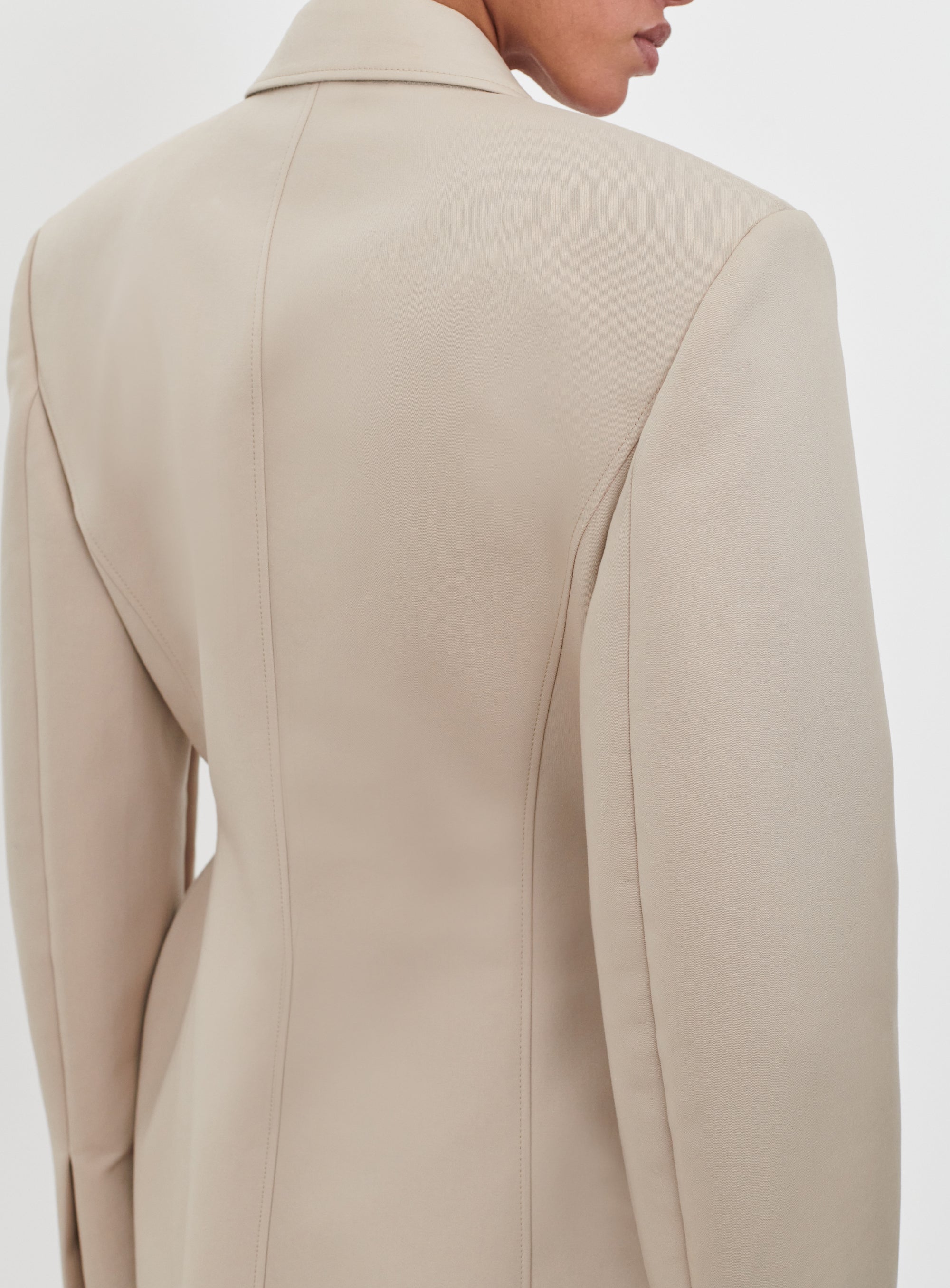 Drill Contour Blazer - Stone