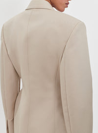 Drill Contour Blazer - Stone