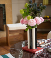 Vase Duetto Solo - Noir et Blanc
