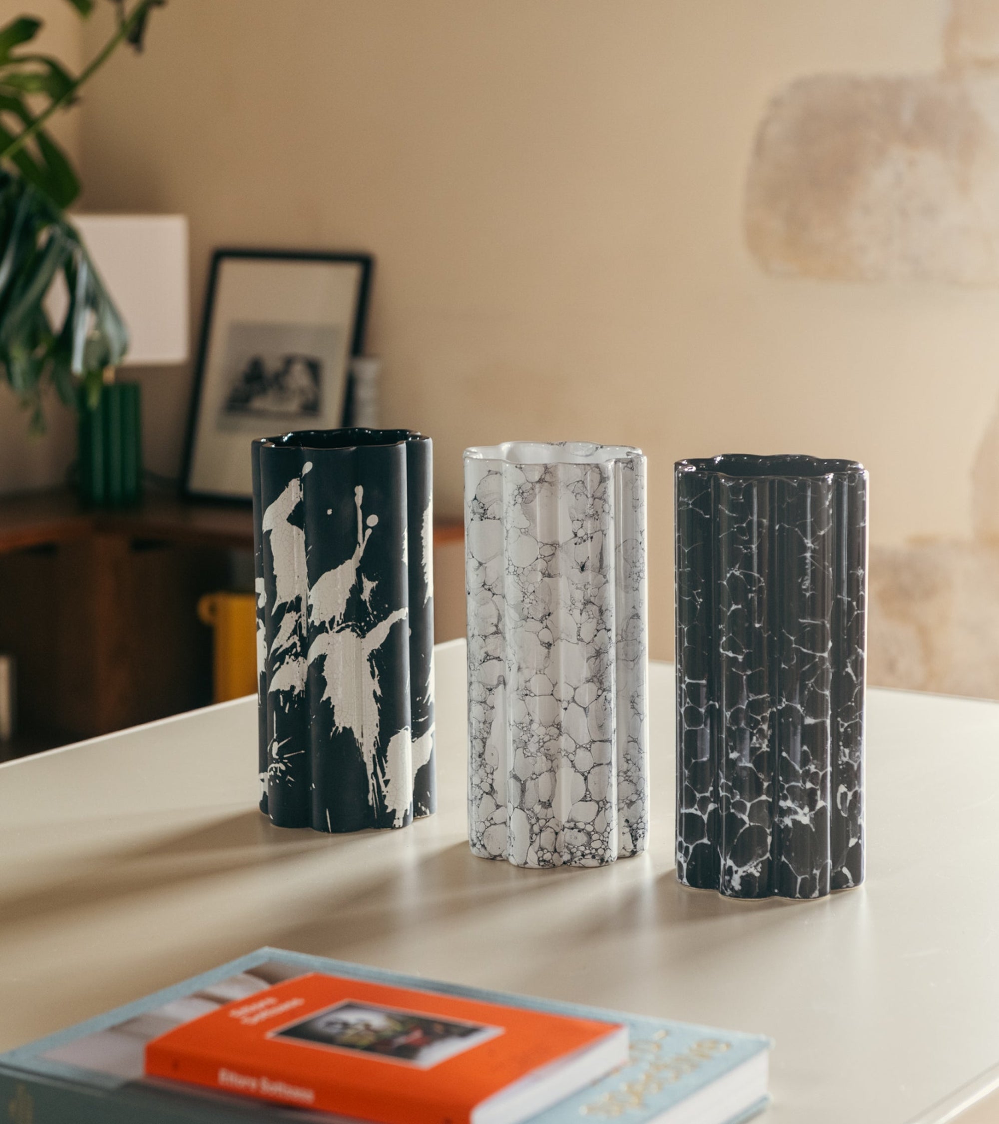 Vase Duetto Solo - Noir