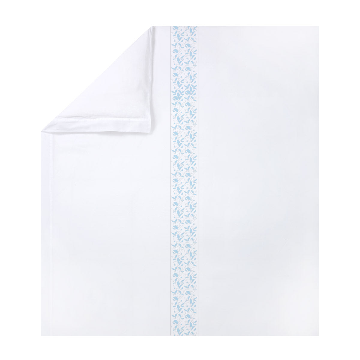 Housse de couette Olivier - Ciel & Blanc