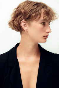 Dots étoile gilded in fine gold - Enamel