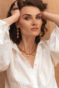 Loved necklace gilded with fine gold - Gold