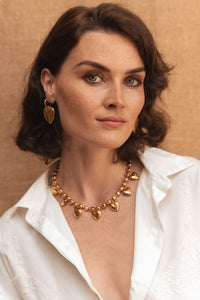 Loved necklace gilded with fine gold - Gold