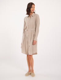 1qty NEW  / Robe-chemise Amour en lin - Ru